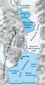 Resurrection Bay and Day Harbor State Marine Park Map